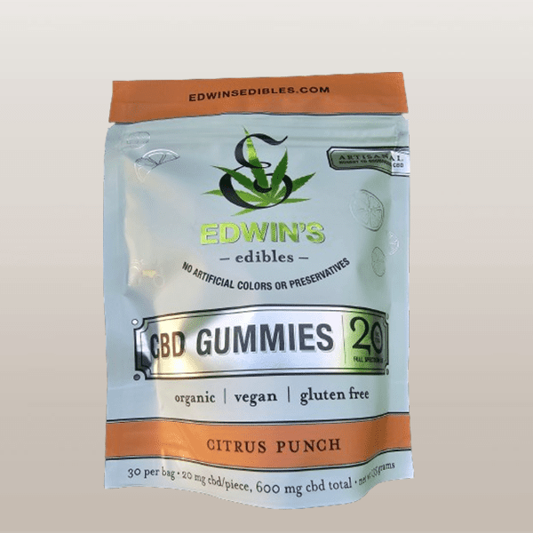 Edwin's gummies CBD- Citrus punch